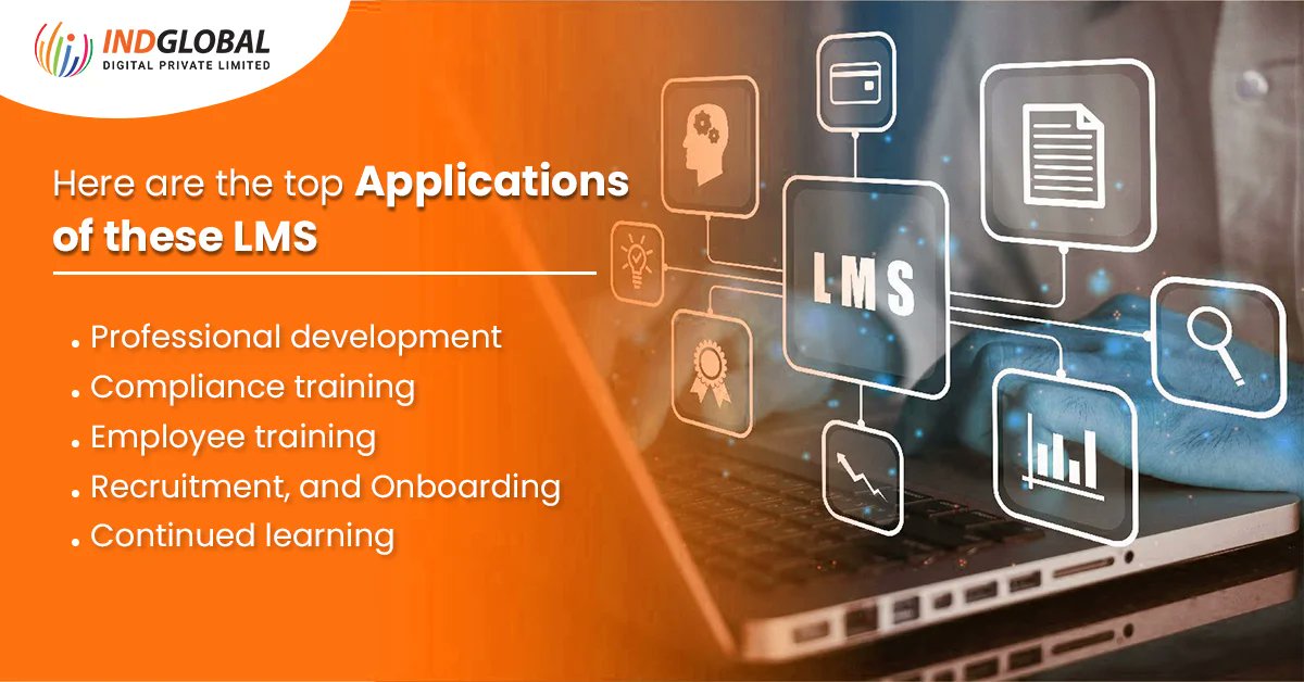 Here are the top Applications of these LMS

Read more- bit.ly/3OMsOLR
Contact us- +91-9741117750
Mail us- info@indglobal.in

#lmssoftware #LMS #elearning #elearningdevelopment #elearningsolutions #elearningplatform #learningmanagement #learningmanagementsystem