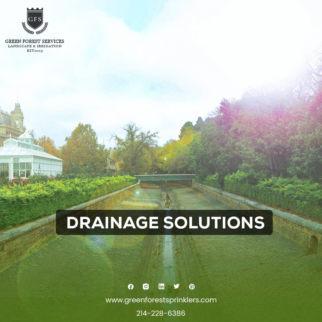 🌧️💧 Keep Your Landscape Thriving with Green Forest Sprinklers! 🌳✅
Don't let water issues dampen your outdoor space. Discover effective Drainage Solutions at 👉 greenforestsprinklers.com/drainage-solut…   . 
#GreenForestSprinklers #ProfessionalLandscapingService #ResdentialLandscapingService