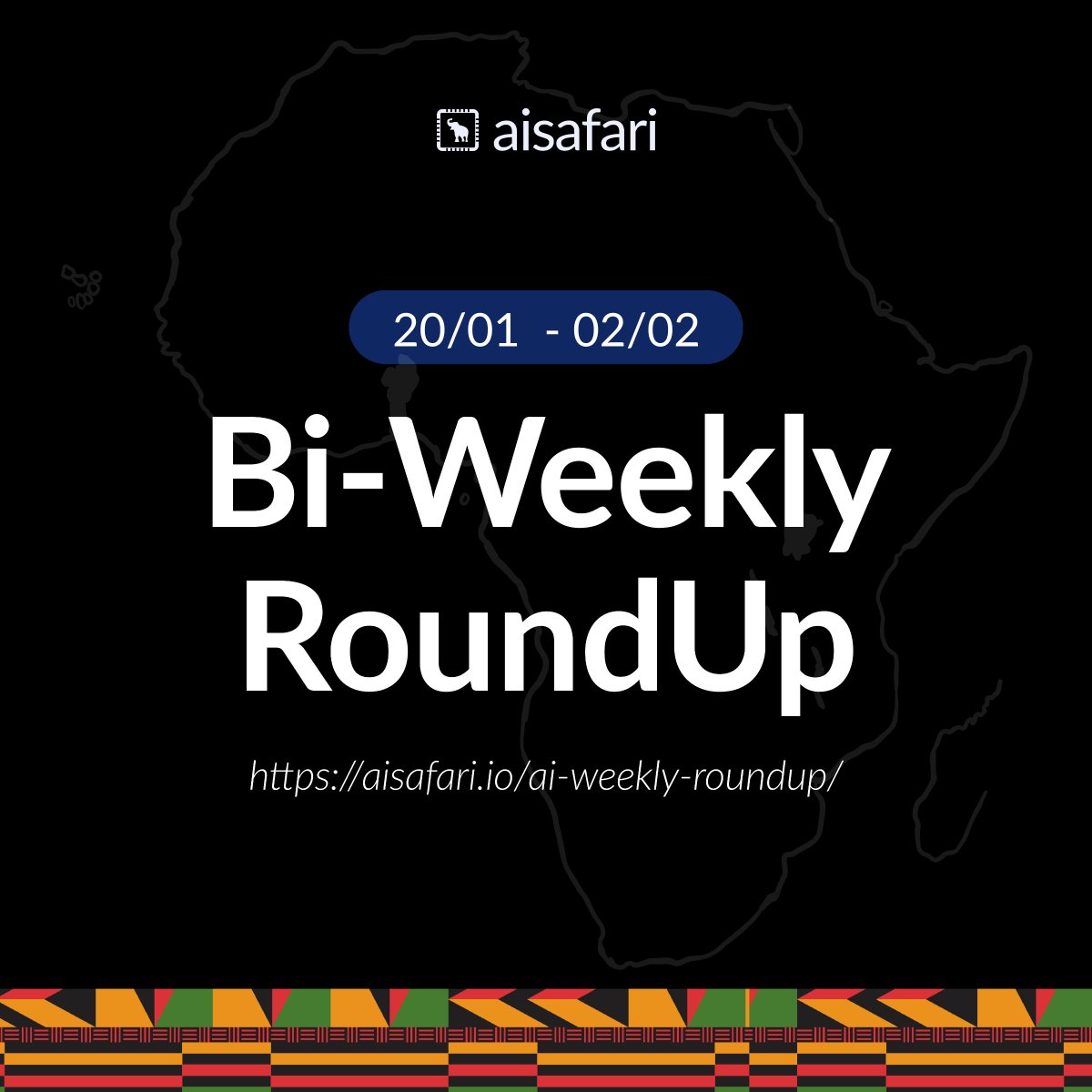 AISafari's tweet photo. Hi everyone , our bi-weekly AI in Africa roundup is out🥳
Check it out, share, and like.

https://t.co/tqpgzoaa33

Some briefs below: https://t.co/xysQ6htfB8