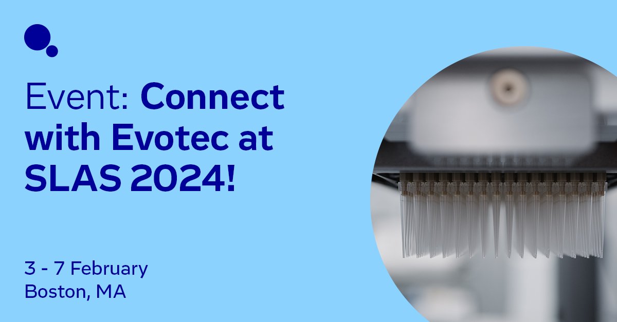 Evotec's tweet photo. Experience a first-hand look into our Hit ID and Sample Management Center of Excellence! Visit us at #SLAS2024 at booth #1264 for insights on cutting-edge #HitIdentification and #SampleManagement. Get in touch at info@evotec.com to schedule a meeting #researchneverstops https://t.co/53Ic9tQ0yg