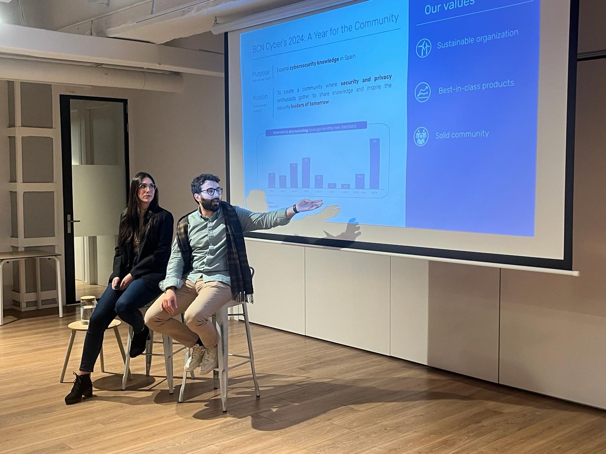 BCNCyberSec's tweet photo. 🙌 Big shoutout to everyone who rocked it at our Barcelona Cybersecurity event yesterday! 🙌 Many thanks for your incredible commitment and enthusiasm!

Extra high-fives to our awesome sponsors for making it all happen! 🌟@InnoitES @build38dotcom https://t.co/VvfP4GWBJZ