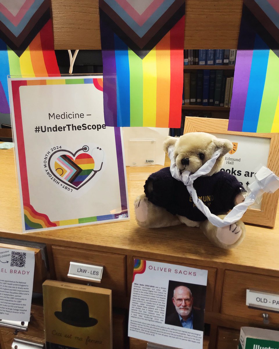 sehlibrary's tweet image. The Doctor is in! #BookDisplay #LGBTHistoryMonth #UnderTheScope