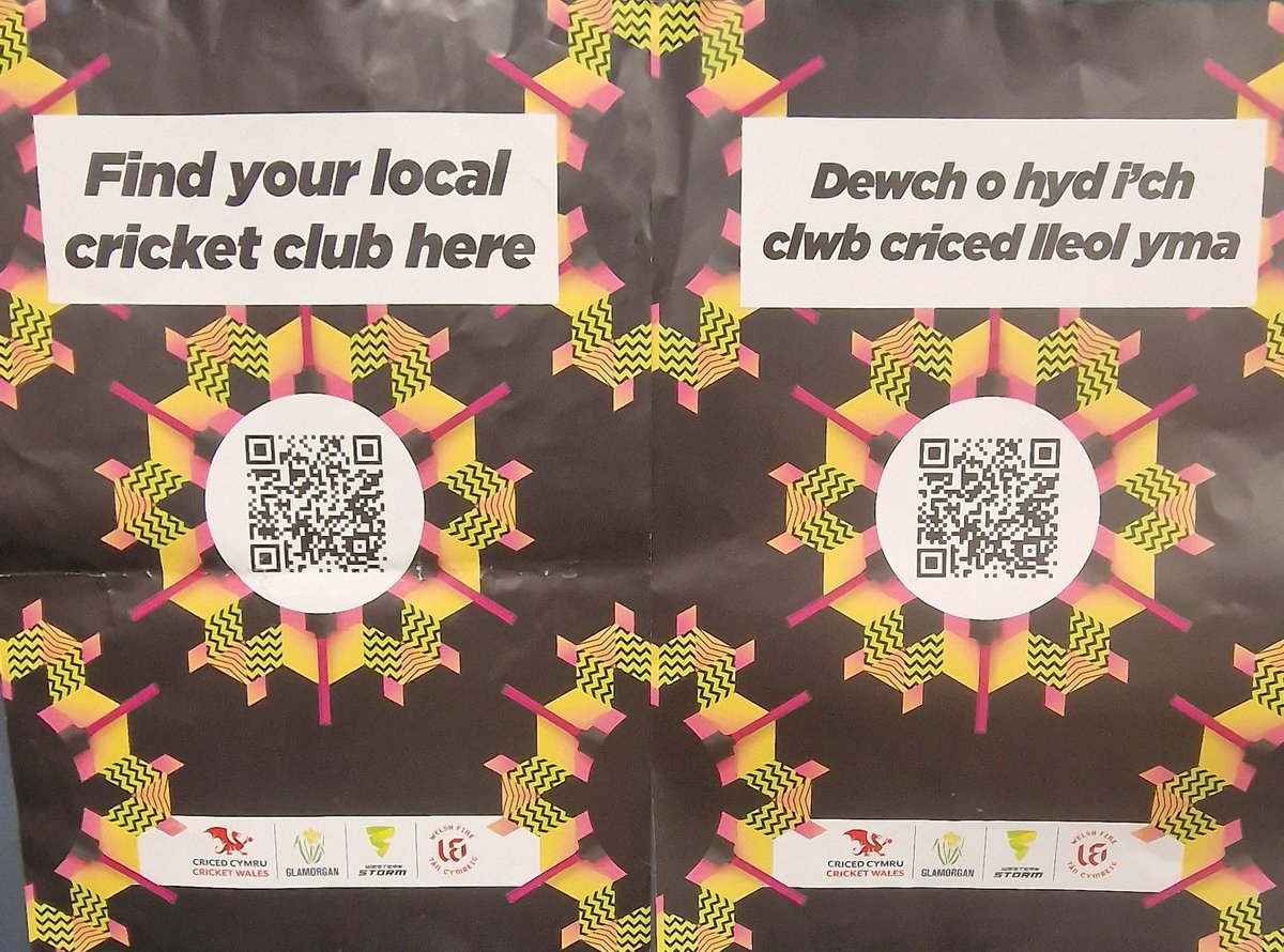 Looking forward to a morning <a href="/PembsCollege/">Pembrokeshire College</a> showcasing all things 🏏 in Pembrokeshire.  <a href="/pembcrickladies/">Pembrokeshire Ladies Cricket League</a> <a href="/Mcj22061958/">Martin C Jones</a>

Making first use of our bilingual QR Code playing cards and posters - taking you straight to Play Cricket to find you're local club