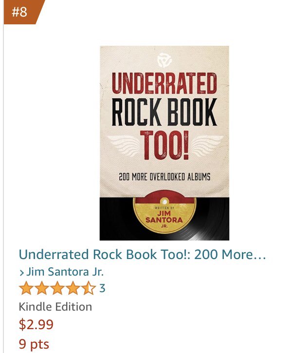 <a href="/URockBook/">Underrated Rock Book</a> Too! Cracks <a href="/AmazonKindle/">Kindle</a> #Top10 in #Punk this morning.  Order your #copy today!  underratedrockbook.com Also on #paperback 
#rock #alternativerock #grunge #metal #hardcore #metalcore #classicrock #southernrock #hardrock #gothrock