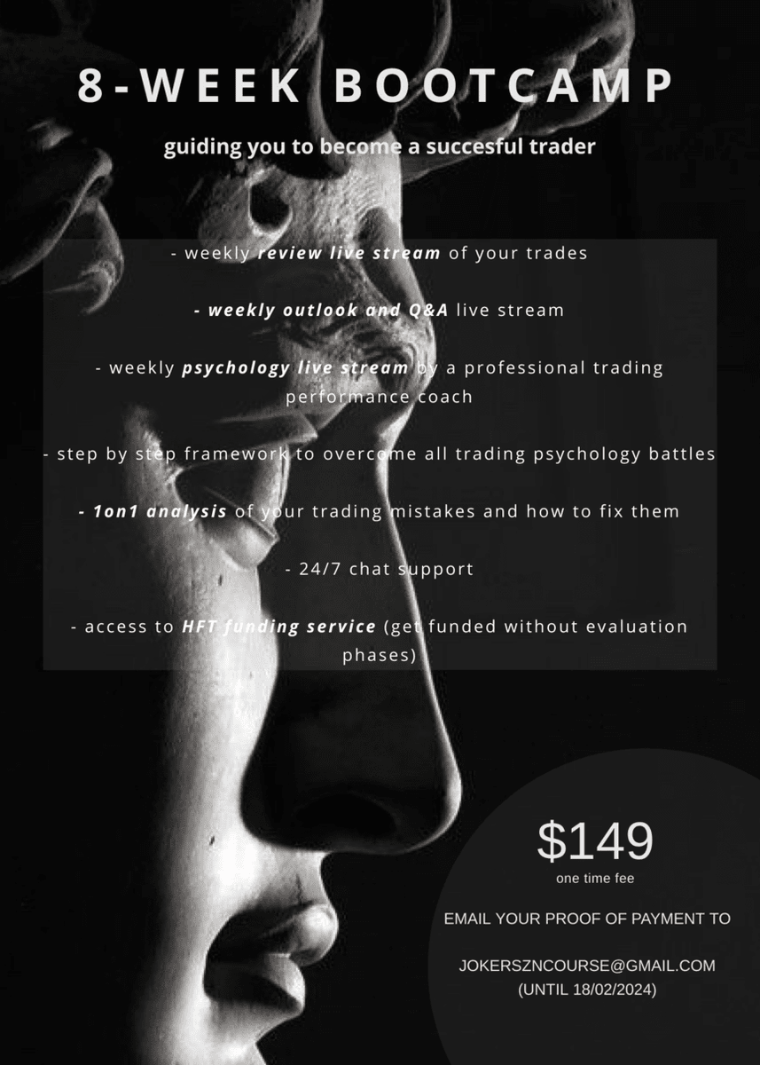 8-WEEK BOOTCAMP

by <a href="/joker_szn/">david</a> x <a href="/TradingInTheNow/">Sanjeev S</a>

starting at the end of February