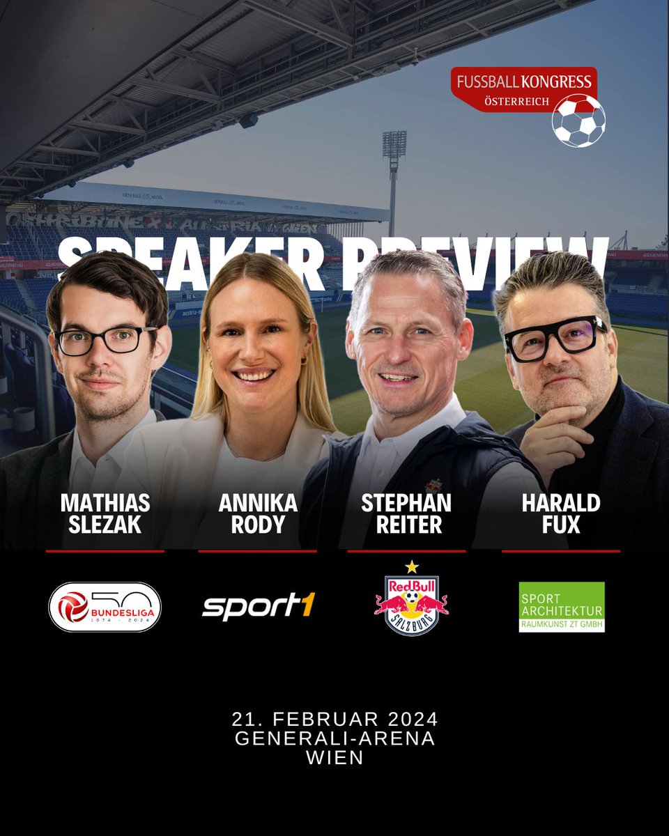 Welcome on stage: 4 neue Top-Speaker:innen für Wien...

Um die Wartezeit auf den 21. Februar 2024 etwas zu verkürzen, dürfen wir dir heute ein weiteres Speaker Preview geben: bit.ly/4avvTJq