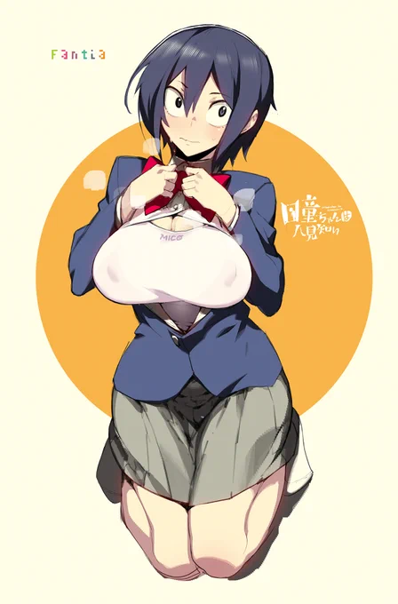 #瞳ちゃんは人見知り 三白眼+ギザ歯+上向きの鼻=鷹野瞳ちゃん良過ぎるキャラですわ… 