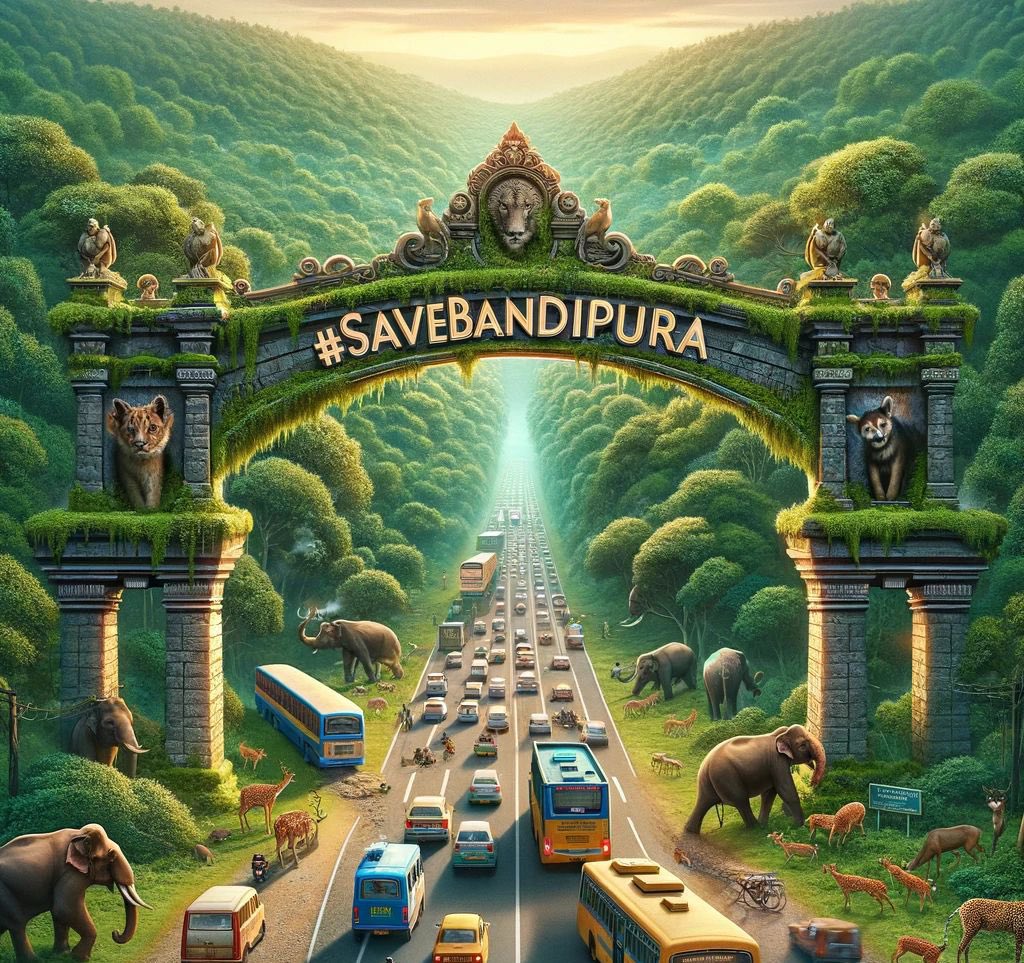 This will be the fate of Bandipura if night ban is lifted. And also railway line will give them a free pass to dump all their waste into our states. 

#SaveBandipura #SaveBandipur #SaveKarnatakaForest #SaveKarnatakaFromDKShi #SaveBandipuraFromKeralaLobby