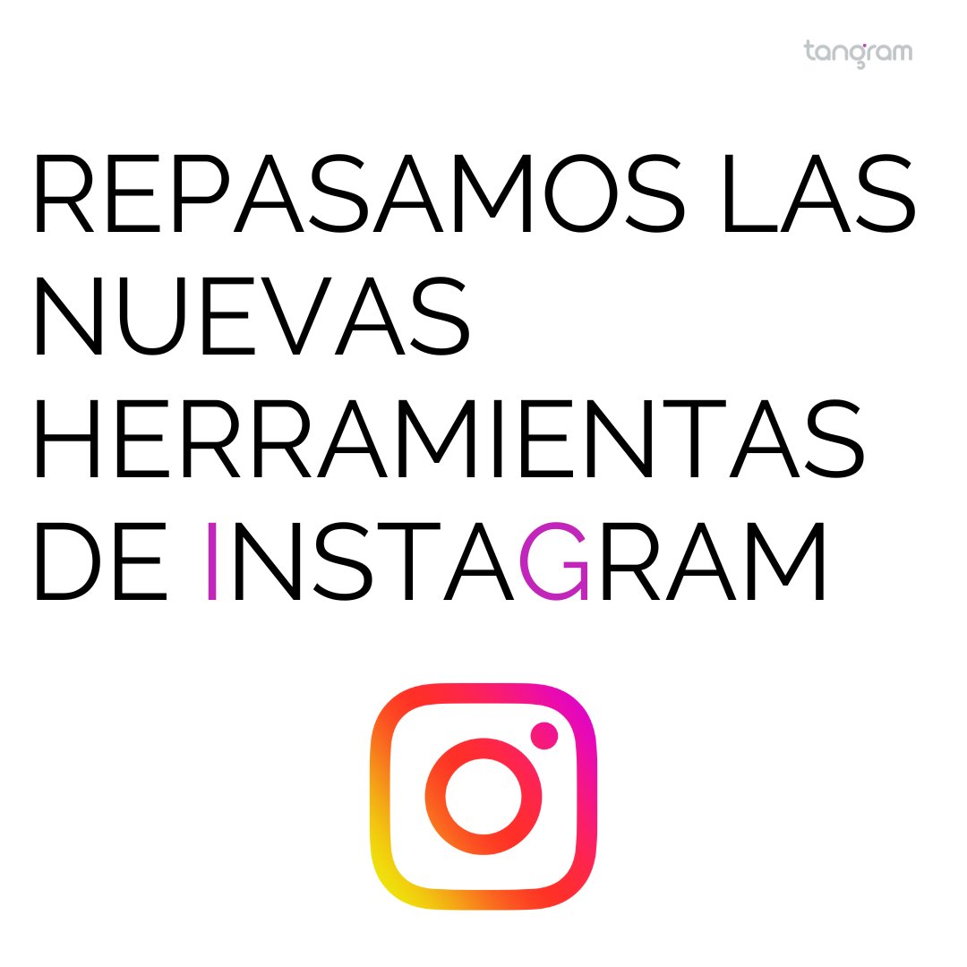 TangramMadrid's tweet photo. Hoy, en nuestro blog hacemos un repaso a las nuevas funcionalidades de #Instagram, para que le saquéis todo el jugo a vuestra red social 👥
Enlace: https://t.co/k2ab4ETNxJ
#TangramPublicidad #MarketingDigital #HablaConTangram #RedesSociales https://t.co/WPX9TUqHYY