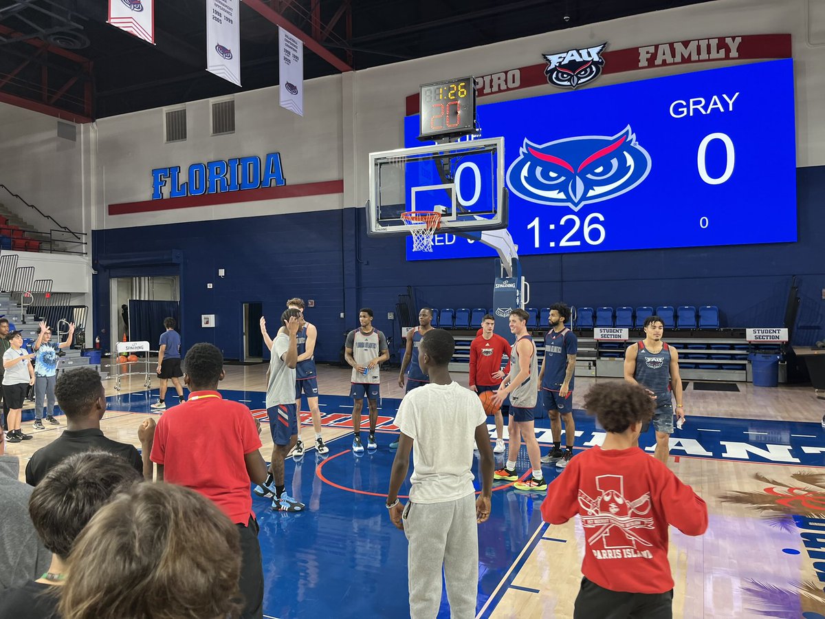 Thank you <a href="/FloridaAtlantic/">Florida Atlantic University</a> for hosting our PBIS incentive field trip! Our R.E.A.L. students got an FAU campus tour and an incredible opportunity to see the FAU men’s basketball 🏀 team! We found new inspiration and positive influence! Go Owls! <a href="/RachelCapitano/">Rachel Capitano</a> <a href="/561Sdpbc/">Keith Oswald</a>