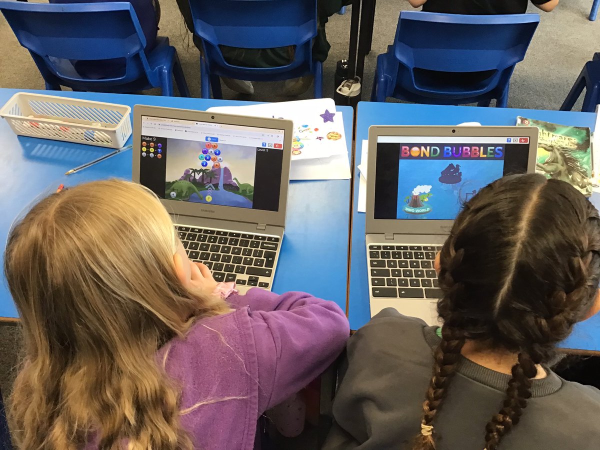 HilderthorpeSch's tweet photo. #hildyear4 are having a go at lots of different number games ON TTRockstars and Purple Mash maths games this morning ready for our battle this afternoon #hildmaths https://t.co/JL2Gb5hbLc