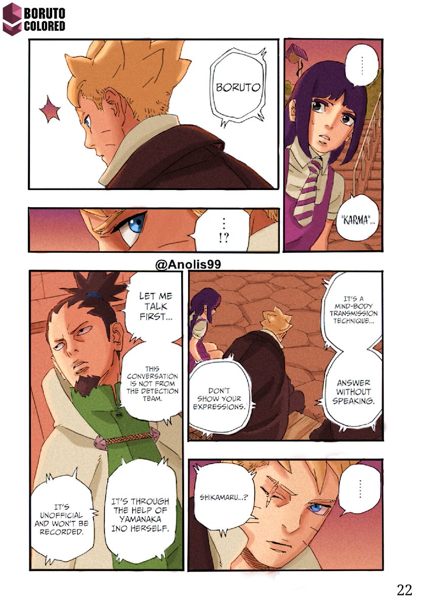 Thread By @BorutoColored - Boruto: Two Blue Vortex, Chapter...