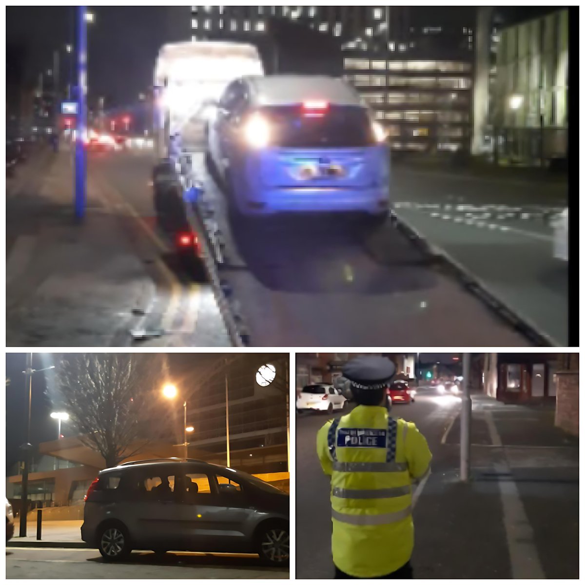 Another two cars were seized last night from uninsured / unlicensed drivers by our @GMPSpecials in @GMPCityCentre & @GMPLongsight on their way back from speed enforcement activity on #YewTreeRoad G.