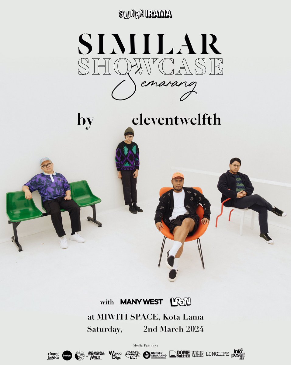 eleventwelfth's tweet photo. Semarang, it's your turn!

SIMILAR SHOWCASE

Miwiti Space, Kota Lama
2 March 2023 [6 PM - 10 PM]
Presale: IDR 125.000 (limited)

Tickets can be ordered through
https://t.co/ZXffMcUNs4

Semarang, secure your tickets ASAP

SEE YOU ✨ https://t.co/OUKXFx9FA5
