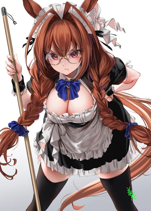 メイドダスカちゃん(再掲)#ツインテールの日 