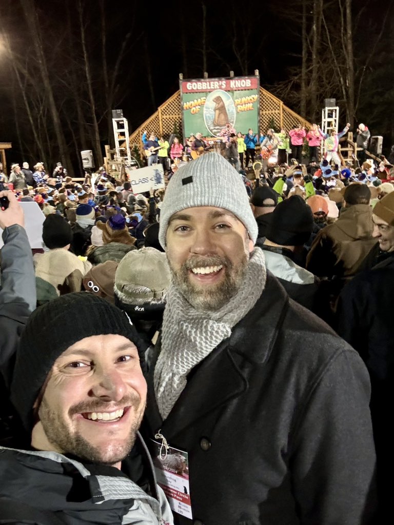 We’re here! #groundhogday