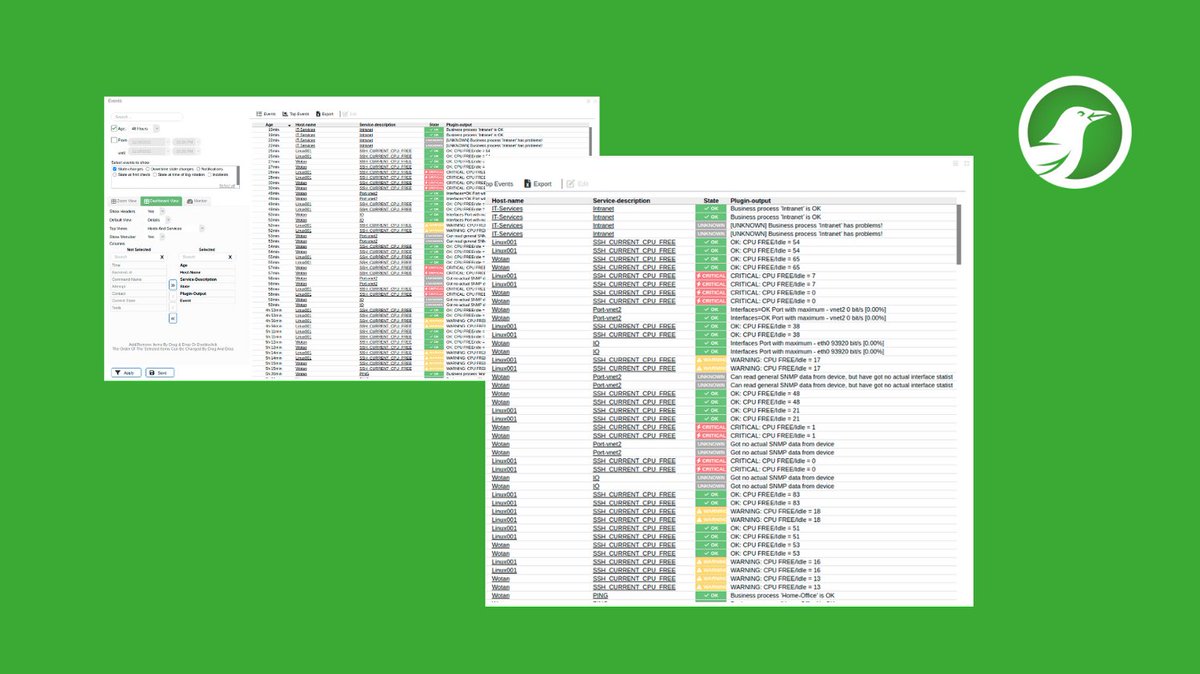 WotanMonitoring's tweet image. 📢 🖥️ Bei WOTAN listen wir Events übersichtlich auf, damit Sie immer auf dem neuesten Stand sind. Erfahren Sie mehr in einer klärenden Live Demo:  wotan-monitoring.com/de/ 
#ITILEventManagement #Problemmanagement #Eventmanagement #ITIL #ServiceDesk #Helpdesk #WOTANMonitoring