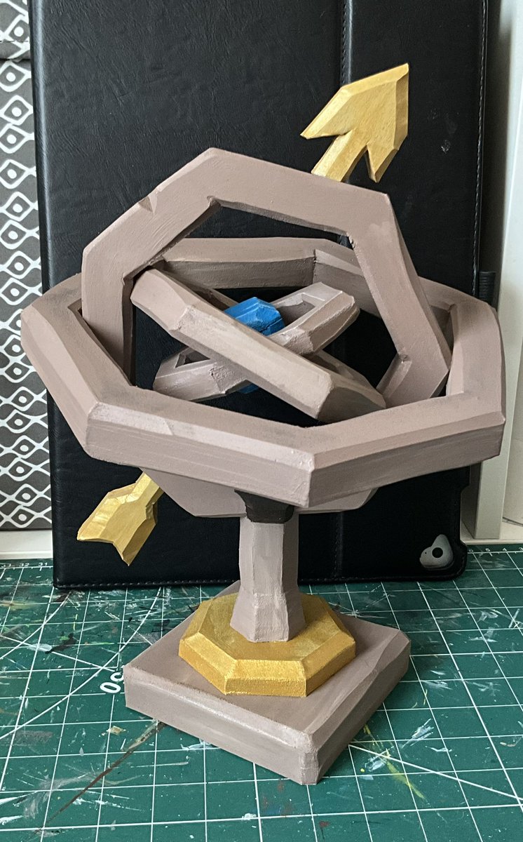 Astrolabe of Ancient Stars is now together.
Needs a little bit more paint here and there then on to the next trinket or two.
#BeMorePirate <a href="/SeaOfThieves/">Sea of Thieves</a>