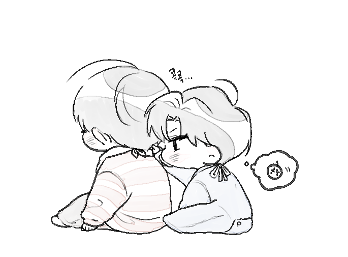 아기빵준
동그란 영중이의 뒤통수가 조은 준수