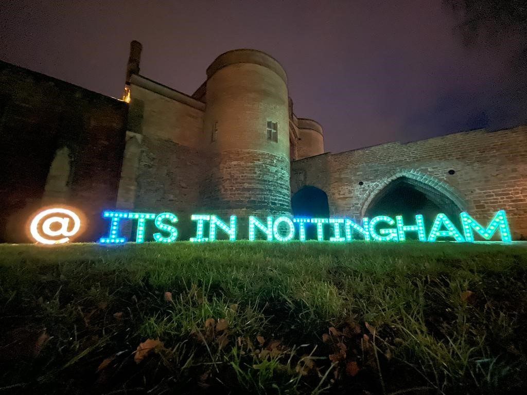 We’re so excited to once again be a part of Nottingham’s Light Night this weekend. Artwork from Bluecoat Aspley Academy and Bluecoat Sixth Form students will be projected onto the castle walls behind the iconic Robin Hood statue from 5pm - 10pm on Friday and Saturday evenings.