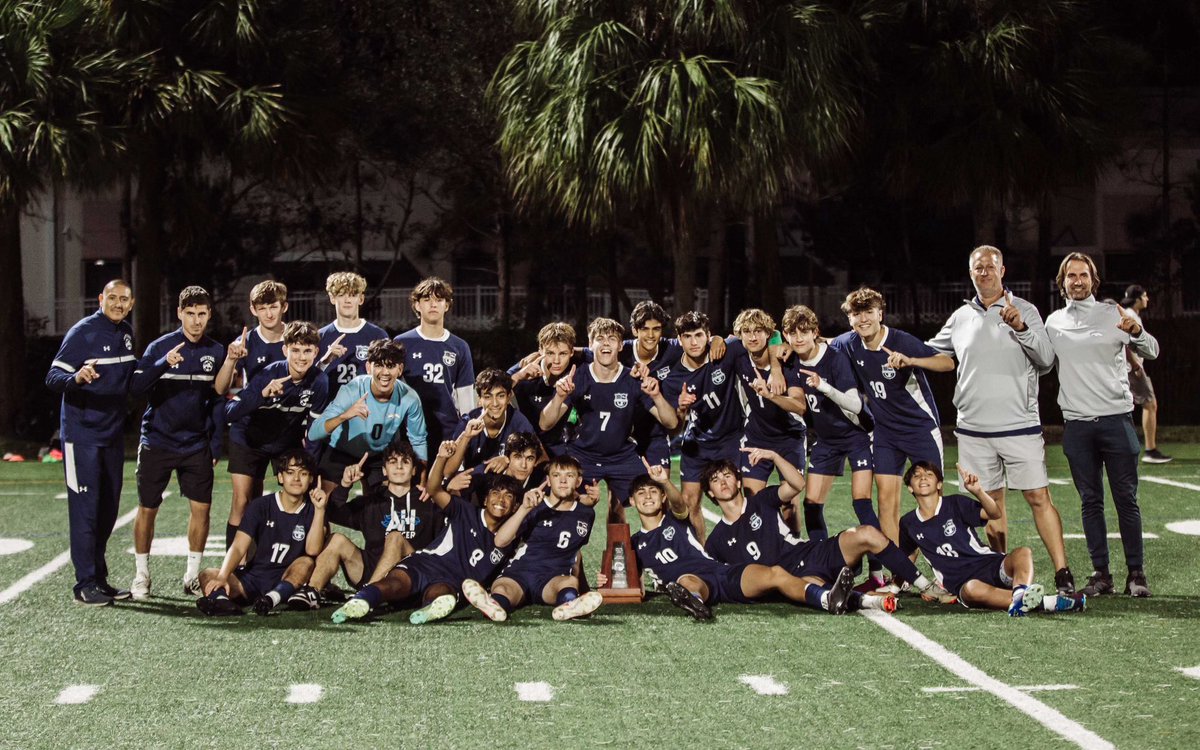 District Champs!! ⚽️ The game was a thriller that came down to a penalty shootout between two hard fighting teams.  #AmericanHeritage