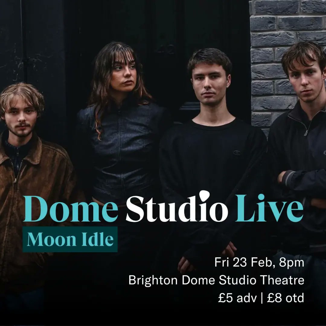 Also performing at @brightdome- Dome Studio Live on Friday 23rd of February is the Moon Idle. Moon Idle are an alternative band who are formed in Brighton, UK. Other great artists includes: AVIJÉ and Goetiaofficial Grab a ticket at: brightondome.org/whats-on/VKt-d…