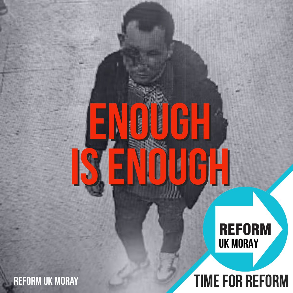 reformmoray's tweet photo. The suspect in the alkaline attack in South London was convicted of a sex offence in 2018 and was STILL granted asylum. 

Enough is Enough.

Only Reform UK will end this migration crisis.

#ReformUK #immigation https://t.co/7ClVvCjRbo
