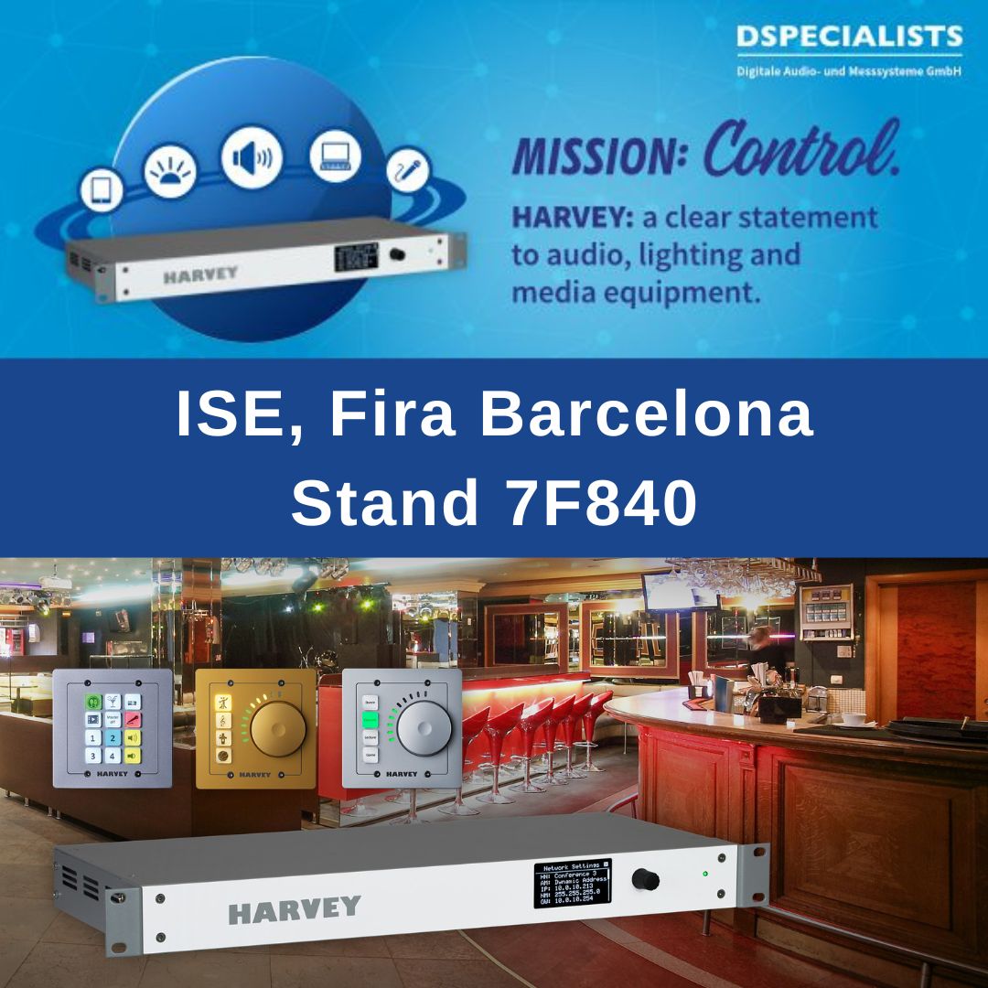 intlsalesnet's tweet photo. Join us &amp; #DSPECIALISTS Digitale Audio- und Messsysteme GmbH, stand # 7F840 at @ISE_Show! 

🎛️ And discover #HARVEY - a flexible audio &amp; media control matrix that is available in various versions.

#ISE2024 #avpro #controlmatrix #avtweeps https://t.co/p7T7aUtnXX