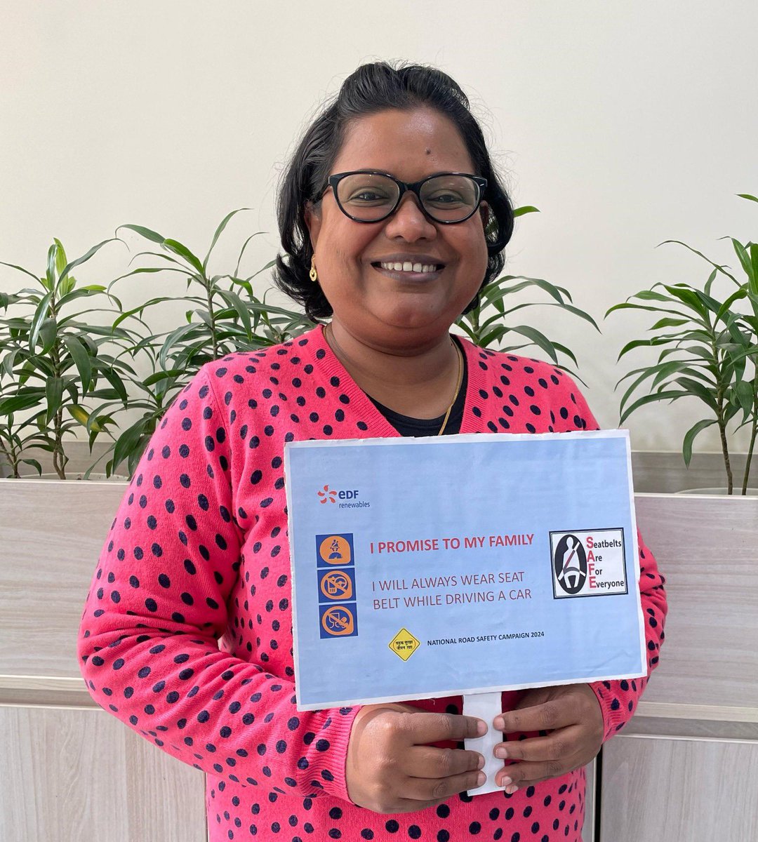 EDF_REIndia's tweet photo. Have you pledged for your road safety yet?
Here is some motivation from EDF Renewables India #leaders to be vigilant on the road because 𝐒𝐎𝐌𝐄𝐎𝐍𝐄 𝐈𝐒 𝐖𝐀𝐈𝐓𝐈𝐍𝐆 𝐅𝐎𝐑 𝐘𝐎𝐔 𝐀𝐓 𝐇𝐎𝐌𝐄.
#EDFRenewablesIndia #Renewables #NationaloadSafetyweek #switchtorenewables https://t.co/2dFGRf1uJk