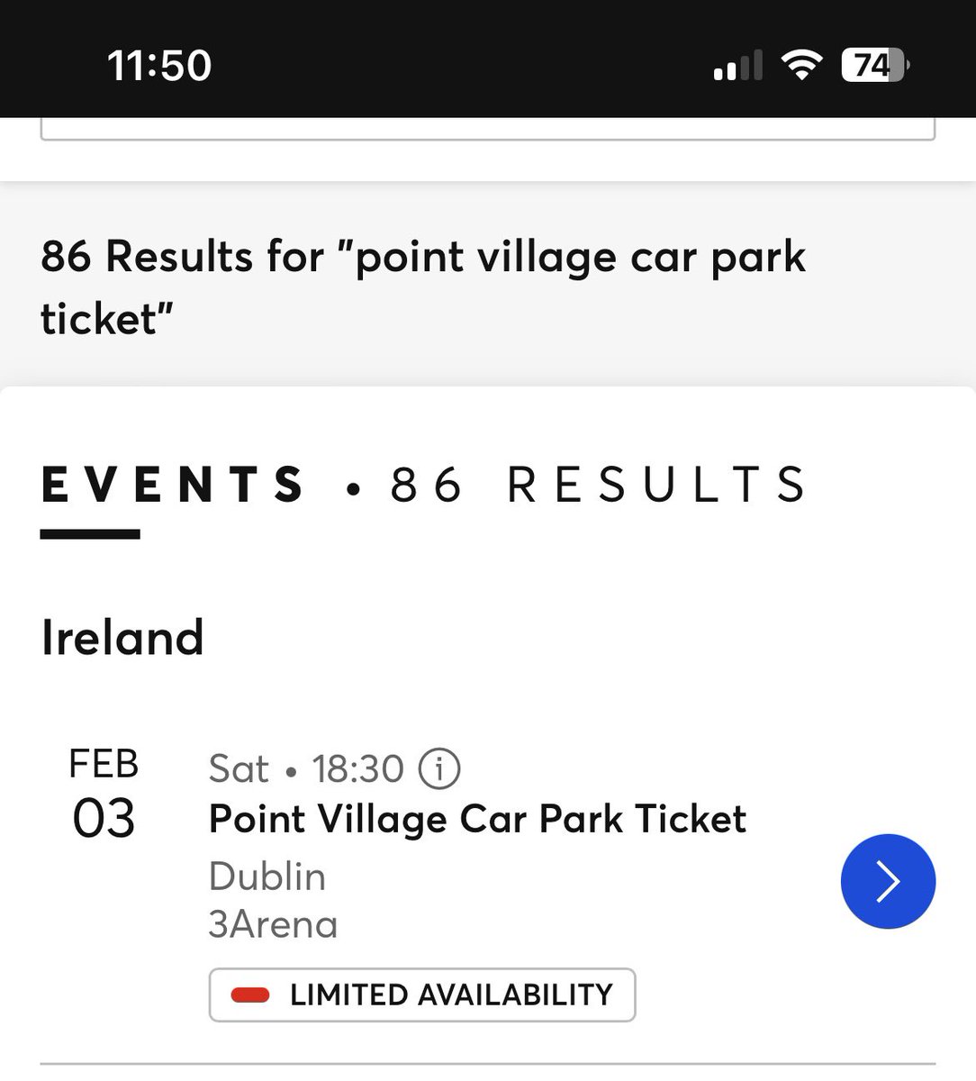 deirdreakelly's tweet photo. @TMIrelandHelp the website says limited availability which implies I should be able to still book but the search says try again. Please correct your website if sold out or advise how to book one of the limited spots https://t.co/V3MbmlllCH