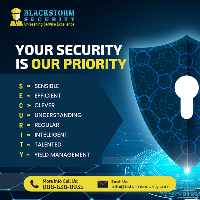 Bstormsecurity's tweet photo. Putting your worries to rest with our unwavering commitment to your #security.
Choose #BlackStormSecurity Services, where excellence meets security; your #safety is our relentless pursuit.
#securityservices #yoursecuritypartner #securityofficer #securitysystem https://t.co/Pg7kKAfYVz