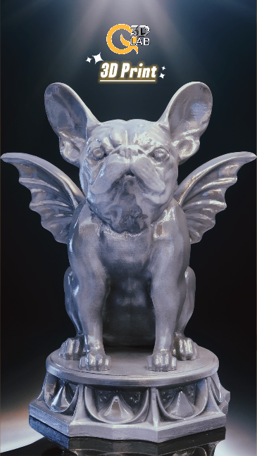Q3DLab's tweet photo. I nostri Gargoyle Bull Dog alati, stampati in 3D 🐾🪽 #CaneGargoyleBullDog #q3dlab #prototipo #design3d #3dmodel #Stampa3D #technology #3Dprint #stampa3d #modellazione3d #3dprinting #maker #Tecnologia #Arte #bulldog #gargoyle https://t.co/7TzMSPpQYT