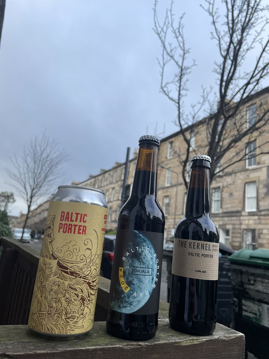 Because I was on holiday last week I missed Baltic Porter day… the horror 🙀

One of my absolute favourite styles. Rich, roasty with multi-layered malt. 3 world class breweries to choose from!