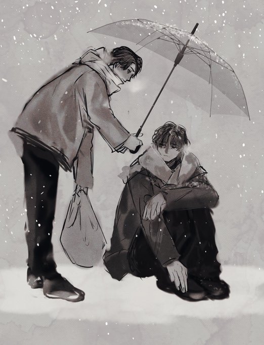 「2boys snowing」 illustration images(Latest)