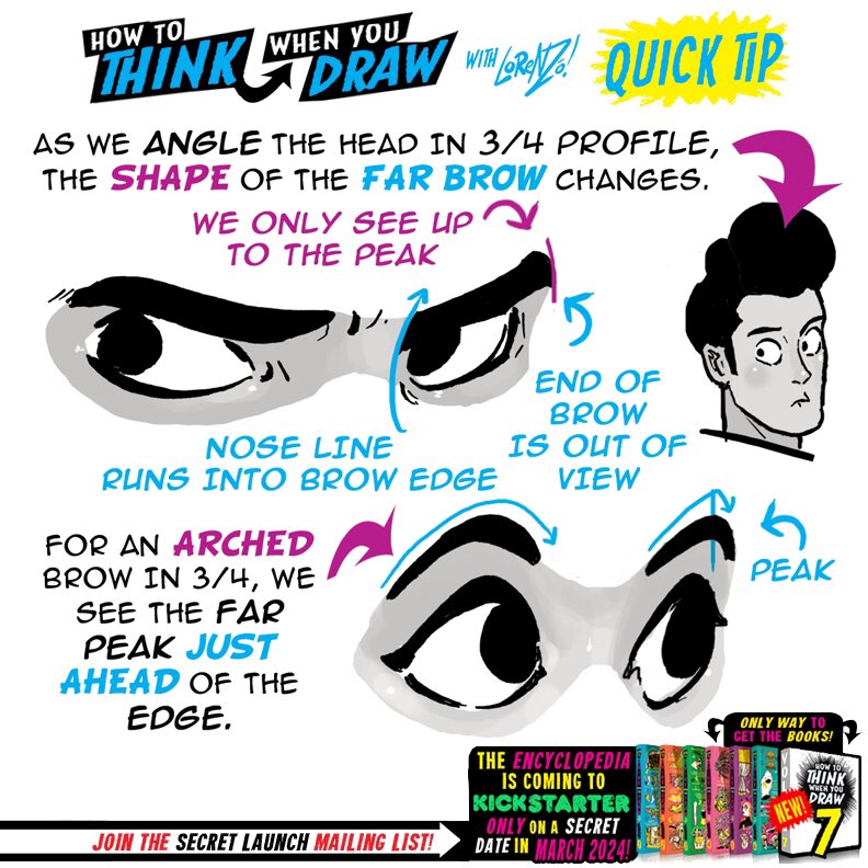 EYEBROWS quick tip! THOUSANDS more tips and tutorials HERE: @etheringtonbros

#gamedev #manga #conceptart #illustration #anime #drawing #ART