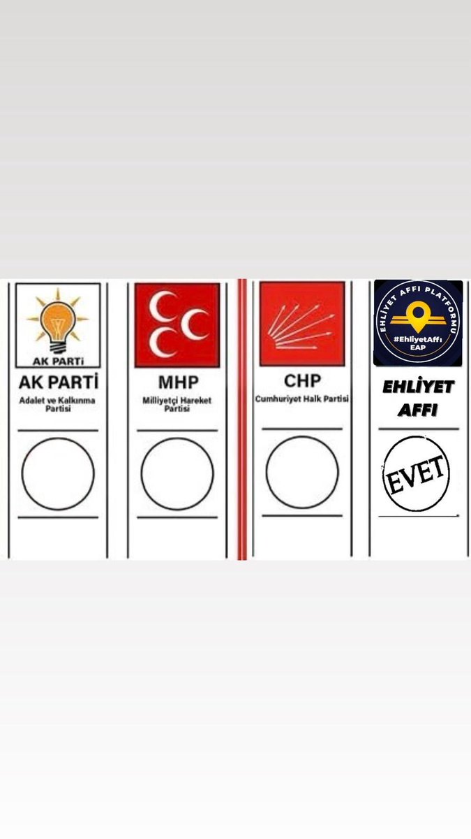 Tek oyum var oda ehliyet affına başka hiç bir vaate oyum yok #ehliyetaffı