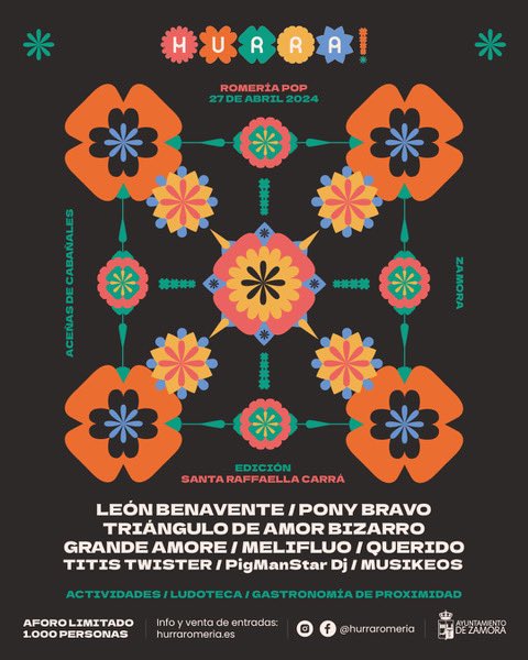 Gentes de Zamora nos vemos por primera vez por vuestra tierra en el <a href="/HurraRomeria/">hurraromeria</a> 🌸