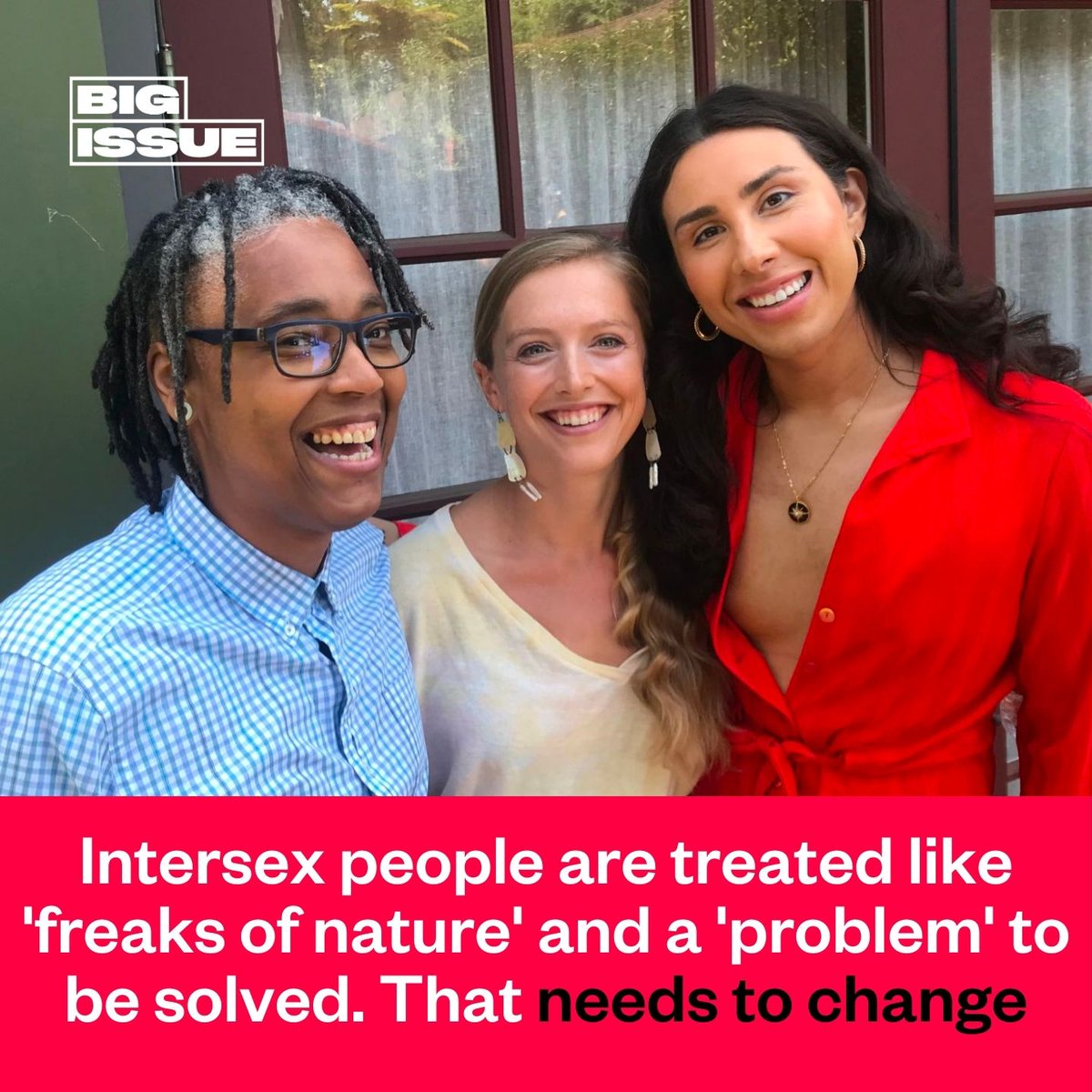 BigIssue's tweet photo. Some 1.7% of children are born with some intersex traits.

For too long, the medical establishment has treated them as "a problem to be solved." 

Activist @SeanSaifaWall on what needs to change ⤵️

#EveryBodyFilm

https://t.co/g4mSeH2WoD https://t.co/PCtsdIuGRF