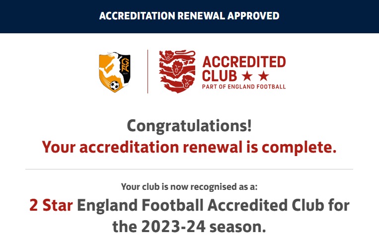 Thanks to the amazing growth of the club over the past few years, all the wonderful volunteers, and all the fantastic girls at the centre of everything we do, Churt Girls FC are now officially recognised as a 2-Star Accredited England Football Club! #englandfootball