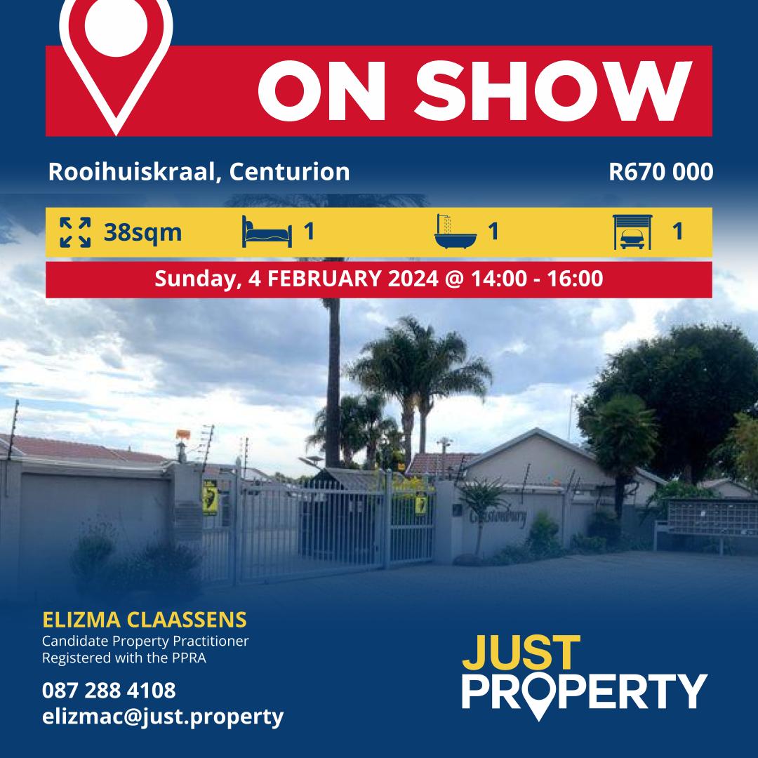 🚨 SHOW HOUSE ALERT 🚨

Contact the agent for more information!

#ShowHouse #Centurion #ForSale #Property #JustProperty