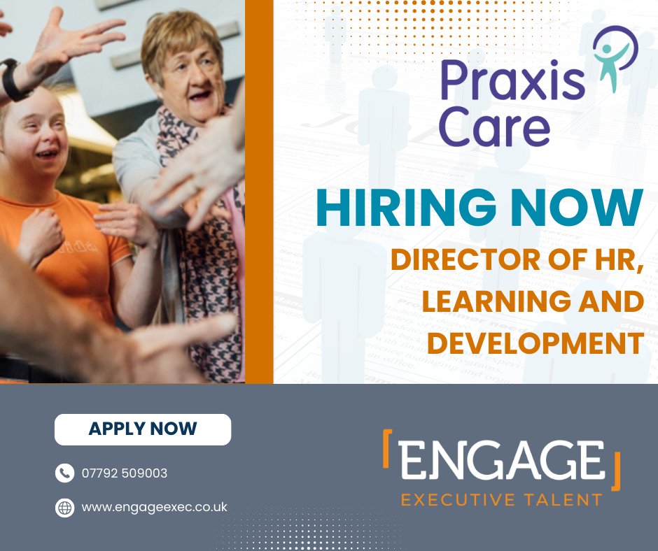 📢 Closing soon! Join Praxis Care as Director of HR, Learning &amp; Development. NI's largest registered care charity, dedicated to helping those at risk of exclusion. Make a difference in the lives of those we support! Apply by 5 February 2024 &gt;&gt; bit.ly/3tIvp23 <a href="/praxiscare/">Praxis Care</a>