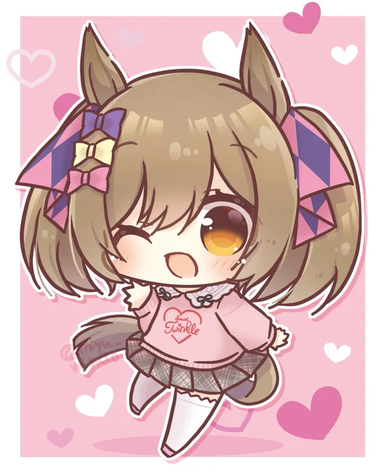 しゃいしゃいしゃーいっ☆ #ツインテールの日 #ウマ娘