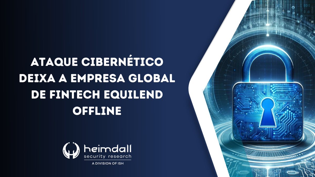 heimdallish's tweet image. A  #EquiLend, uma empresa de fintech baseada em Nova York, enfrentou  uma interrupção operacional significativa devido a um #ataque #cibernético que   resultou no desligamento de seus sistemas. A suspeita seria atores de #Ransomware. 

Heimdall
ish.com.br/wp-content/upl…