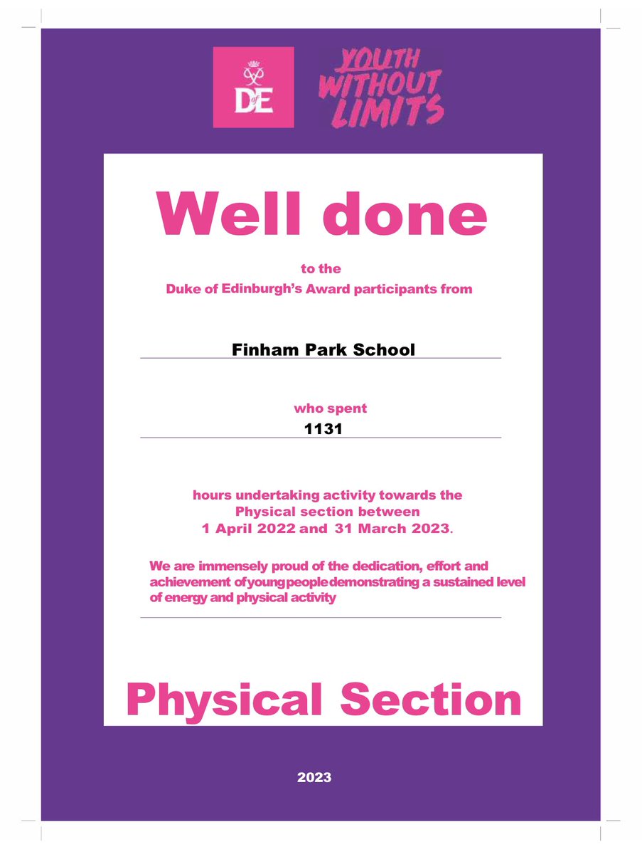 Finham Park DofE tweet media