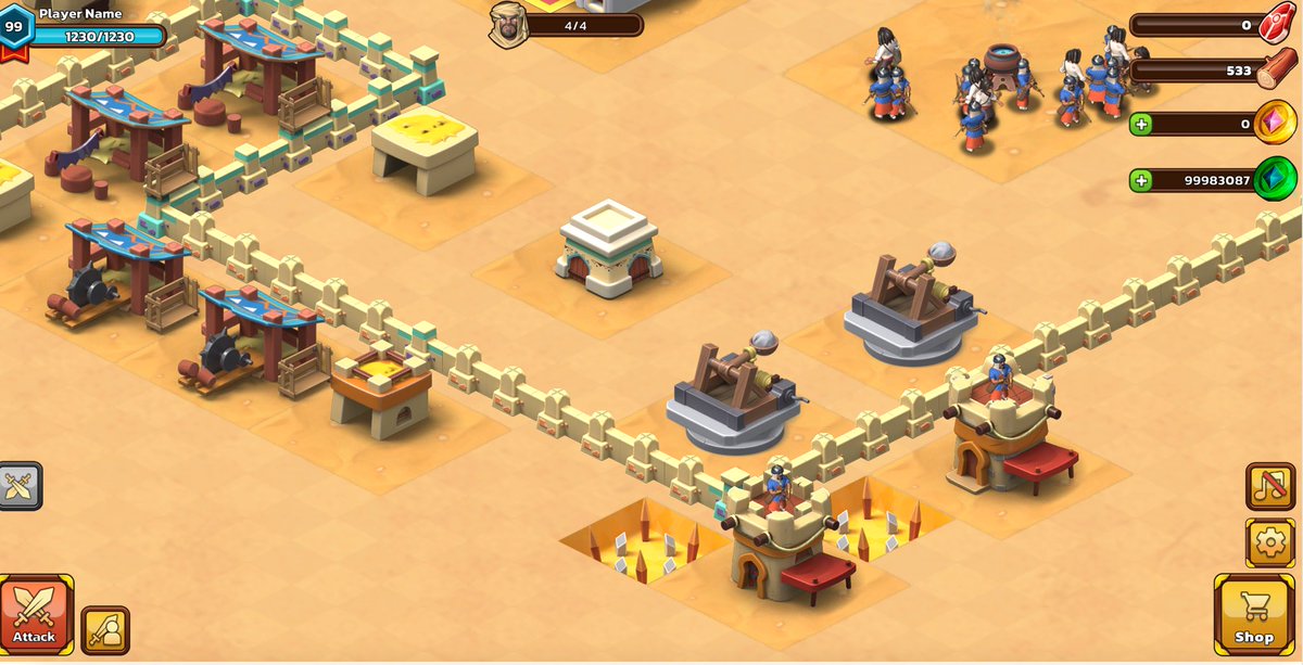 Antara - Raiders & Royals (@antarathegame) on Twitter photo Base upgraded to level 6 across the board. Looking incredible. Just need some peasants to invade & raid 😪
Feeling generous. Gonna giveaway a playable link to the new build next week to one person that RTs & likes this post. Get to it!
<a href="/ArabianCamels/">Arabian Camels</a> <a href="/VEMPStudios/">VEMP Studios</a> <a href="/Antara1212/">Antara 🐪</a> Base upgraded to level 6 across the board. Looking incredible. Just need some peasants to invade & raid 😪
Feeling generous. Gonna giveaway a playable link to the new build next week to one person that RTs & likes this post. Get to it!
<a href="/ArabianCamels/">Arabian Camels</a> <a href="/VEMPStudios/">VEMP Studios</a> <a href="/Antara1212/">Antara 🐪</a>
