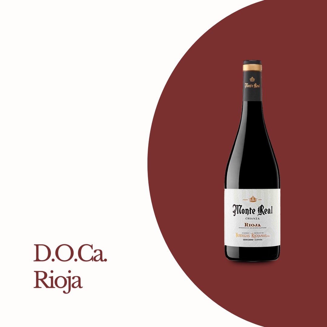 Nuestro #MonteReal #Crianza es un #vinotinto #Tempranillo, de perfil moderno para un origen tradicional que rinde tributo a los #viñedos Riojanos🍷

👉🏻 bodegasriojanas.shop/monte-real/mon… 

#Bodegasriojanas #LaRioja #docarioja