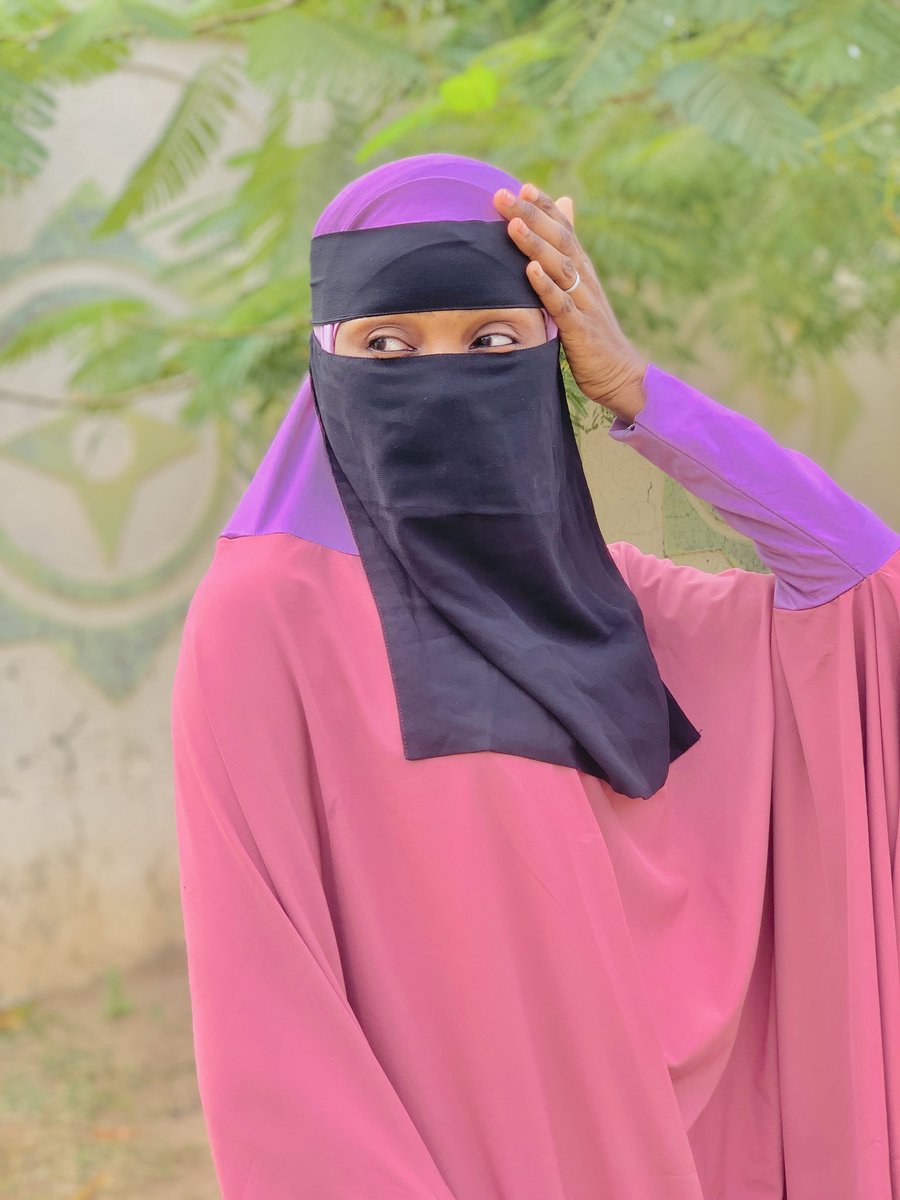 RealAtiti's tweet photo. My Hijab is my dignity.. Hijab Queen 💜🖤 https://t.co/RtukAIi3Ww