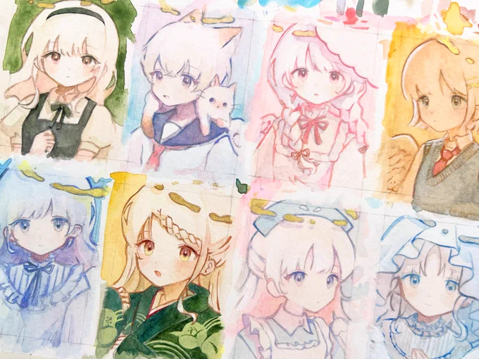 完成🪽

この子たちと関西コミティアで販売した子たちやグッズを水曜2/7の22時に通販したいと思います~!

後日改めて告知します🕊️ 