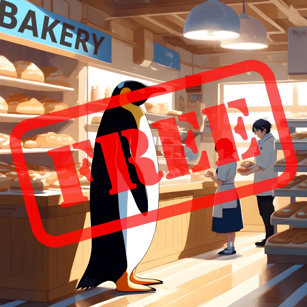 AGartworks's tweet photo. GM, FREE FRIDAY!
❤️A Penguin in a Bakery Shop FREE✅
https://t.co/HevpoQvst2
#GM #FreeNFT #NFT #SolanaNFT #SolanaGiveaway #NFTGiveaway #SolAndArt #DigitalArt #NFTSeries #NFTCollection #FreeFriday #FreeDrop https://t.co/6c2uJaJbtD