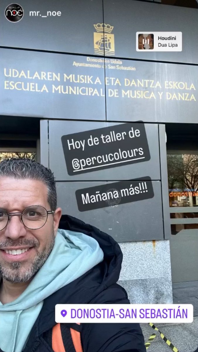 Hoy taller de <a href="/percucolours/">Mr. Noé</a>, mañana más!!! 
<a href="/NoeFores/">Mr. Noé</a>